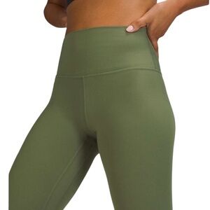Lululemon Like New EUC  Align High Rise Pant Olive Green Size 10
